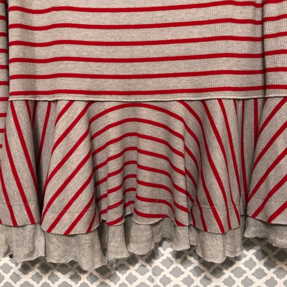 10$SALE$ Free People Striped Peplum Top RARE Color - Picture 4 of 7